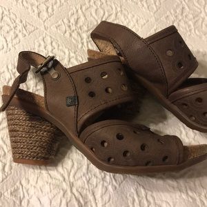 El Nauturalista heel sandals in brown